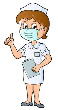 Nurse theme image Stock Illustration