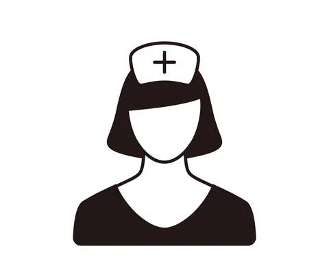 Nurse vector icon Stock Illustration