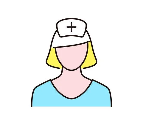 Nurse vector icon Stock-Illustration