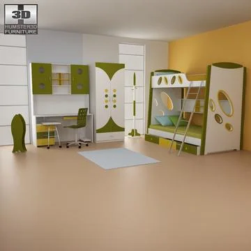 Nursery room 07 Set 3D Model
