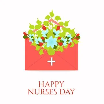 Nurses day poster Stock Illustration