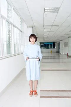 Nurses work in hospitals Stock Photos