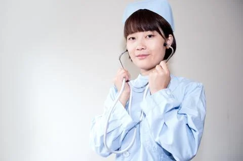 Nurses in the work smiling Stock Photos