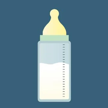 Nursing Bottle Stock Illustration
