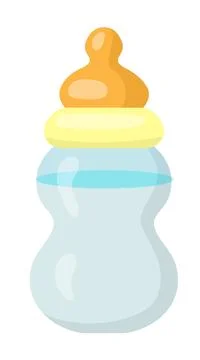 Nursing bottle vector design element Stock Illustration