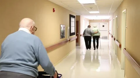 Nursing Home - Assisted Living Stock Footage