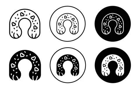 Nursing pillow icon Stockillustratie