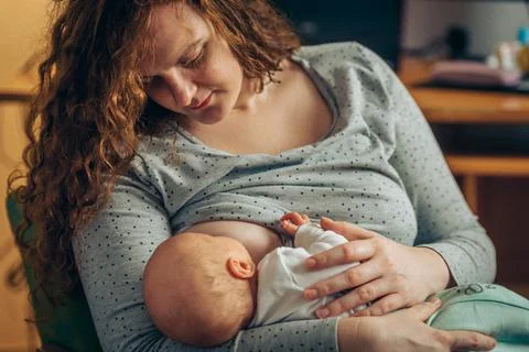 Nursing time is the perfect bonding session Stock Photos