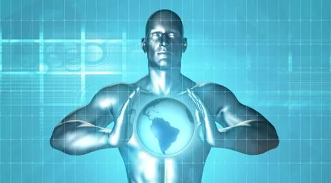 Nurturing Technology Stock Illustration