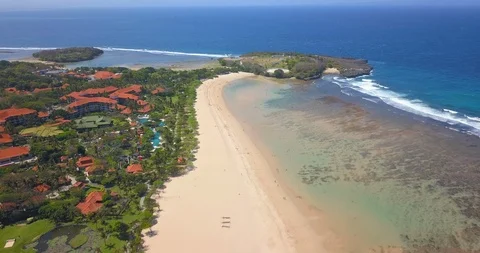 Nusa Dua beach Stock Footage 95987882