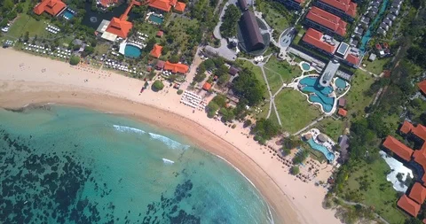 Nusa Dua beach Stock Footage 95992237