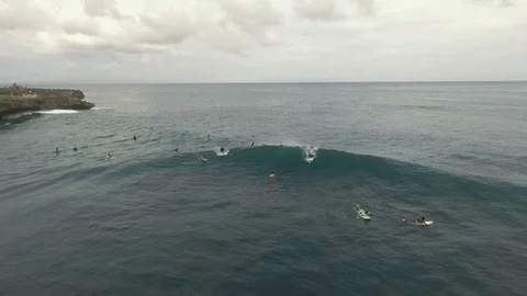 Nusa Dua Surfers Stock Footage 108741815