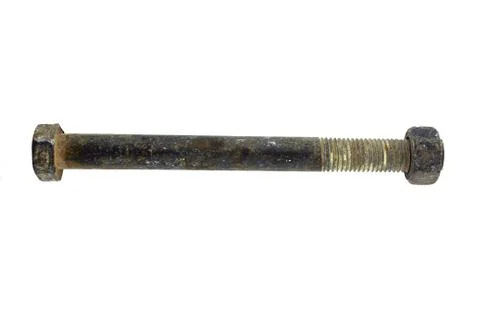 Nut and bolt Foto stock