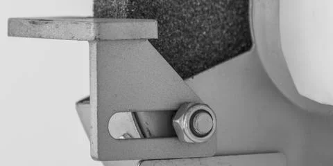 Nut and bolt of a sharpener Stock Photos