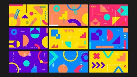 Nut and Oat Food Elements Background Set Illustrazione stock