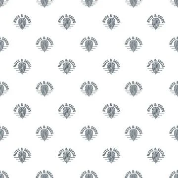 Nut and seed company pattern seamless 스톡 일러스트