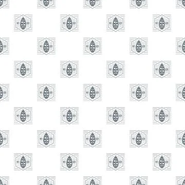 Nut and seed pattern vector seamless Illustrazione stock