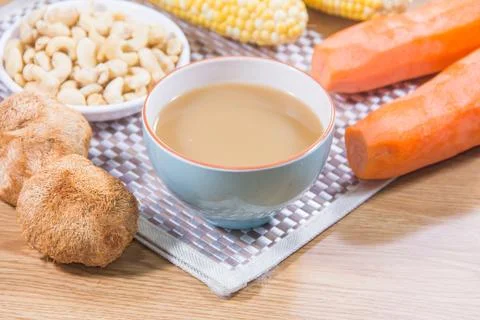 Nut and Vegetable Drink Foto stock