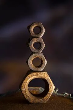 Nut balance Stock Photos