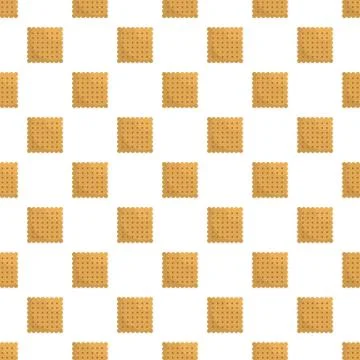 Nut biscuit pattern seamless vector Stock Illustration