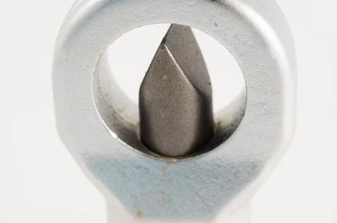 Nut cracker, tools for auto repair silver with dark gray sting Stock Photos