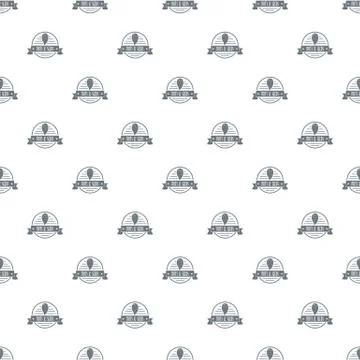 Nut emblem pattern vector seamless Stock Illustration