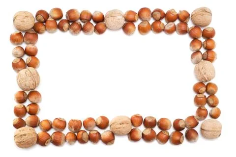Nut frame Stock Photos