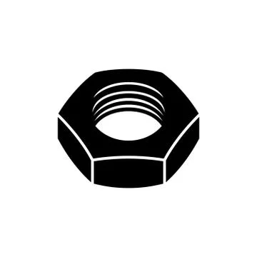 Nut (hardware)  Stock Illustration