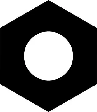 Nut Icon in Flat Style. Vector Illustration. Illustrazione stock