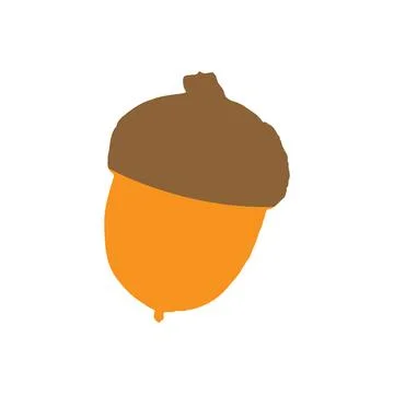 Nut icon. Simple style rural products big sale poster background symbol. Nu.. Stock Illustration