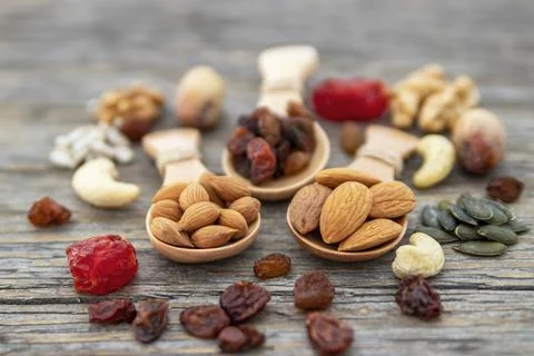 Nut mix. Stock Photos