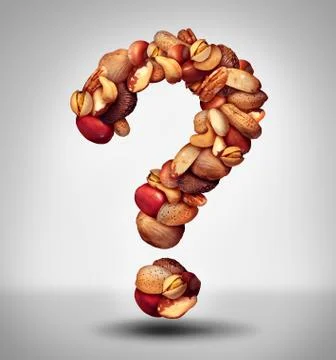 Nut Question Stock Illustration