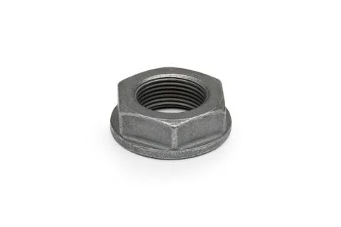 The nut on a white background. Isolate. Stock Photos