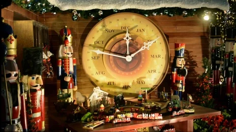 Nutcracker And Christmas Calendar 3 Stock Footage 106377735