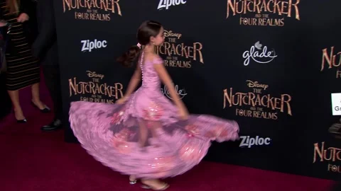 The Nutcracker and the Four Realms Premiere, Hollywood - 29 Oct 2018 Stock Footage 205449967