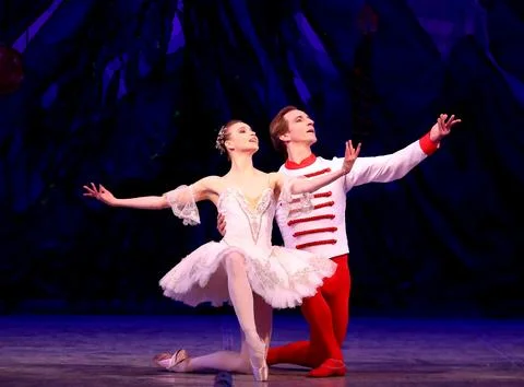 The Nutcracker ballet performance staged in Bishkek, Kyrgyzstan - 27 Dec 2024 Stock Photos