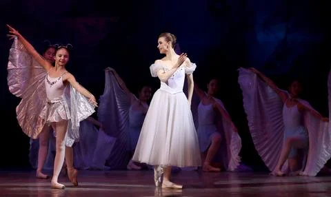 The Nutcracker ballet performance staged in Bishkek, Kyrgyzstan - 27 Dec 2024 Stock Photos