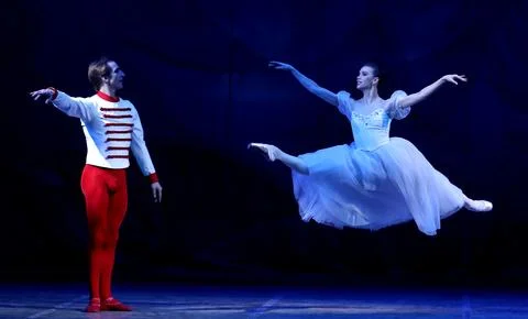 The Nutcracker ballet performance staged in Bishkek, Kyrgyzstan - 27 Dec 2024 Stock Photos