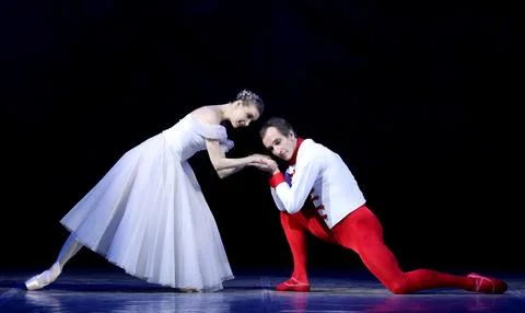 The Nutcracker ballet performance staged in Bishkek, Kyrgyzstan - 27 Dec 2024 Stock Photos
