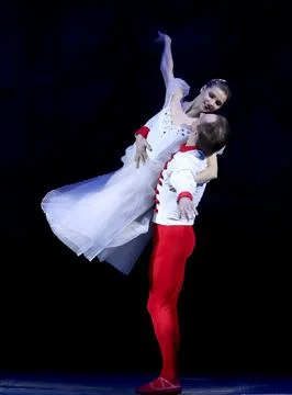 The Nutcracker ballet performance staged in Bishkek, Kyrgyzstan - 27 Dec 2024 Stock Photos