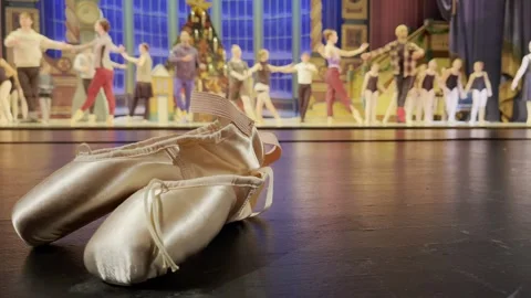 Nutcracker Ballet Rehearsal Dec 7, 2022 in Oklahoma City, OK Stock Footage 265204774