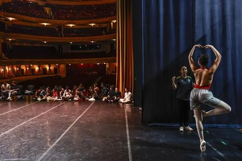 The Nutcracker ballet rehearsal in Rio de Janeiro, Brazil - 17 Dec 2025 Stock Photos