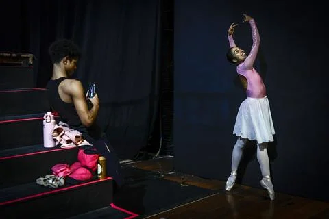 The Nutcracker ballet rehearsal in Rio de Janeiro, Brazil - 17 Dec 2025 Stock Photos
