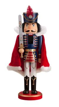 Nutcracker with a cape isolated Stock Photos