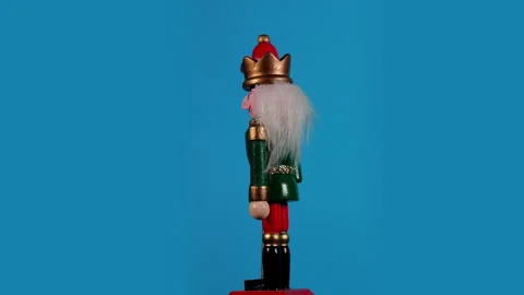 Nutcracker Christmas toy Stock Footage 263254006
