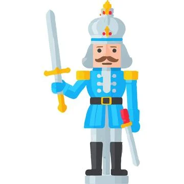 Nutcracker ChristmasFantasy Festive Mouse Holiday Ornament Иллюстрация