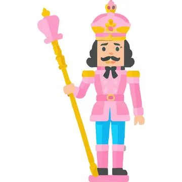 Nutcracker Doll ArabianDance NutcrackerHolidayMagic Holiday Ornament Stock-Illustration