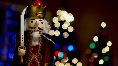 Nutcracker Doll Christmas 01 Vídeos de archivo 164229296