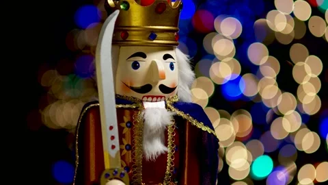 Nutcracker Doll Christmas 02 Stock Footage 164229297