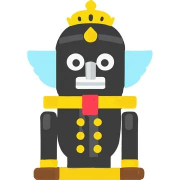 Nutcracker Doll Festive Christmas Ballet BalletScore Stock Illustration